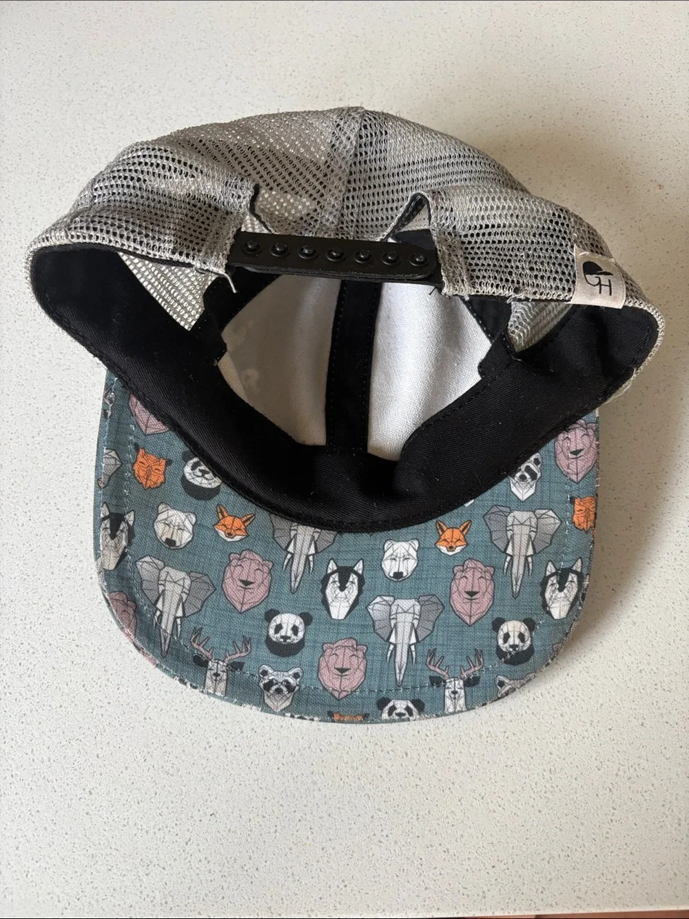 George Hats Geometric Animals Trucker Youth 3-5Y